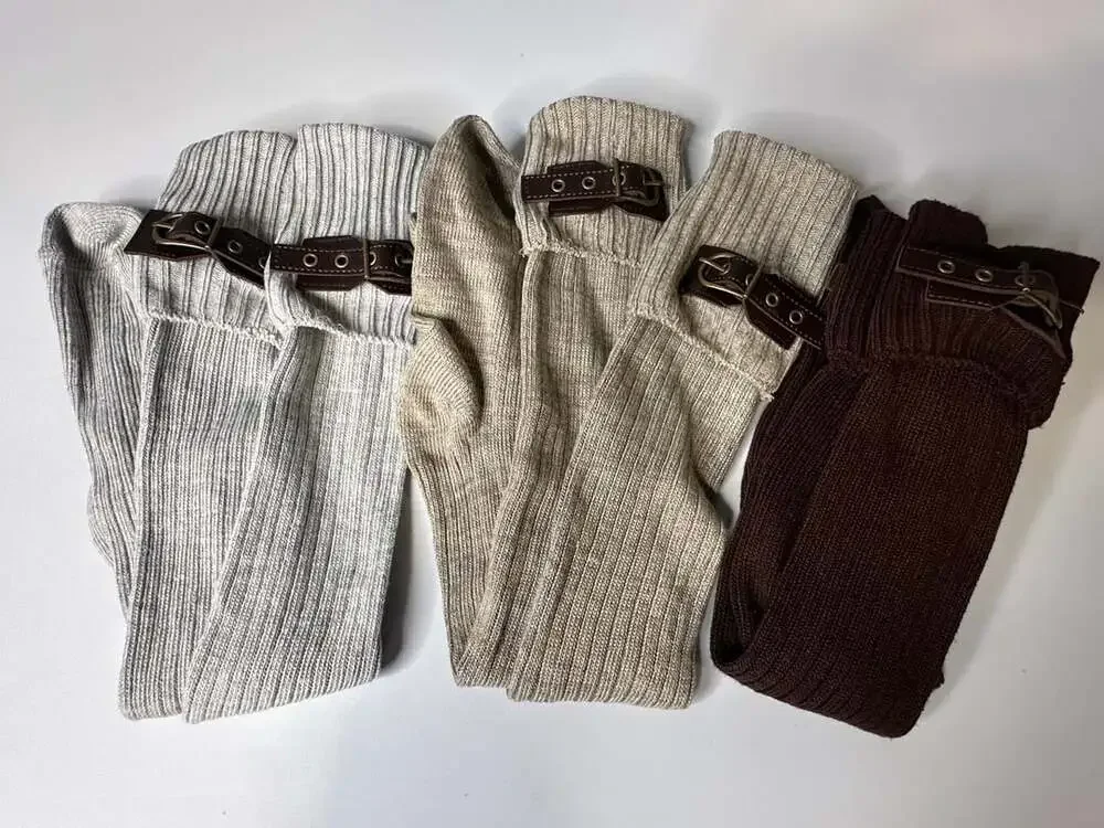 Muk Luks Over The Knee Sock with Buckle Embellishment OSFM